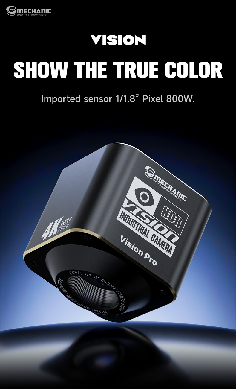 Mechanic Vision Pro IMX678 Son - 4K Microscope Camera Sony Sensor ulasan dan harga