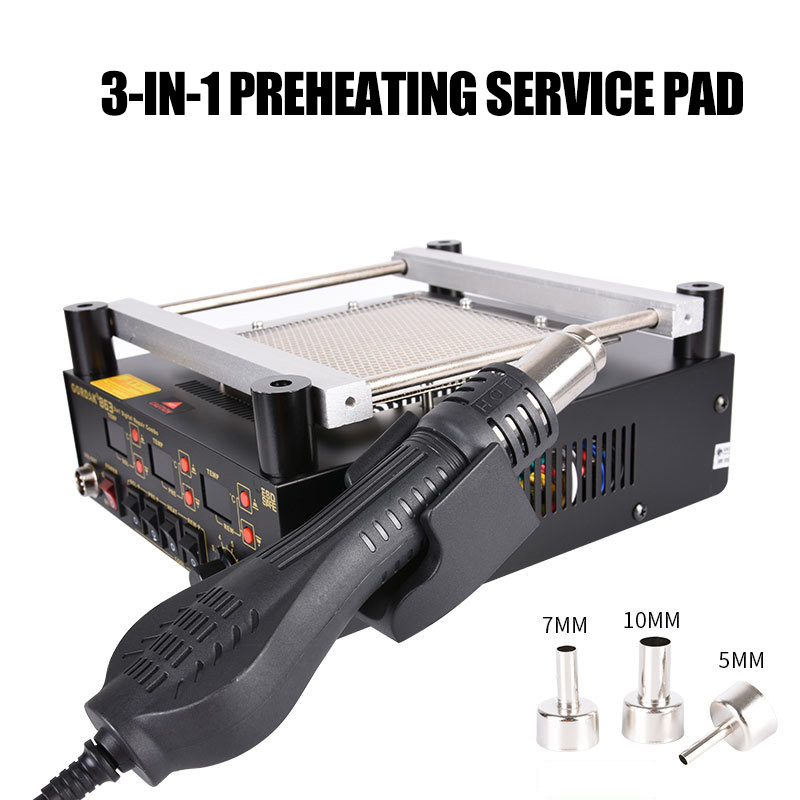 3 In 1 Digital Hot Air Heat Gu - Infrared Bga Rework Station ulasan dan harga