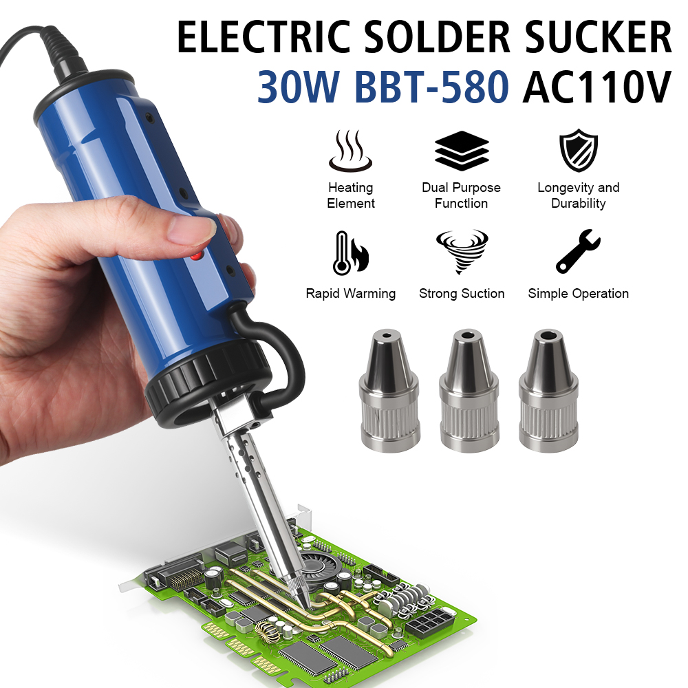 New Desoldering Machine Tin Su - Desoldering Pump Electric Vacuum Station ulasan dan harga