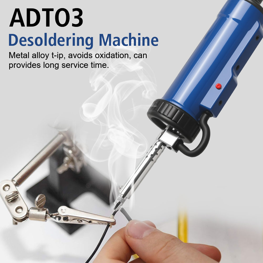 Remove Pump with 3 Suction Noz - Desoldering Pump Electric Vacuum Station ulasan dan harga